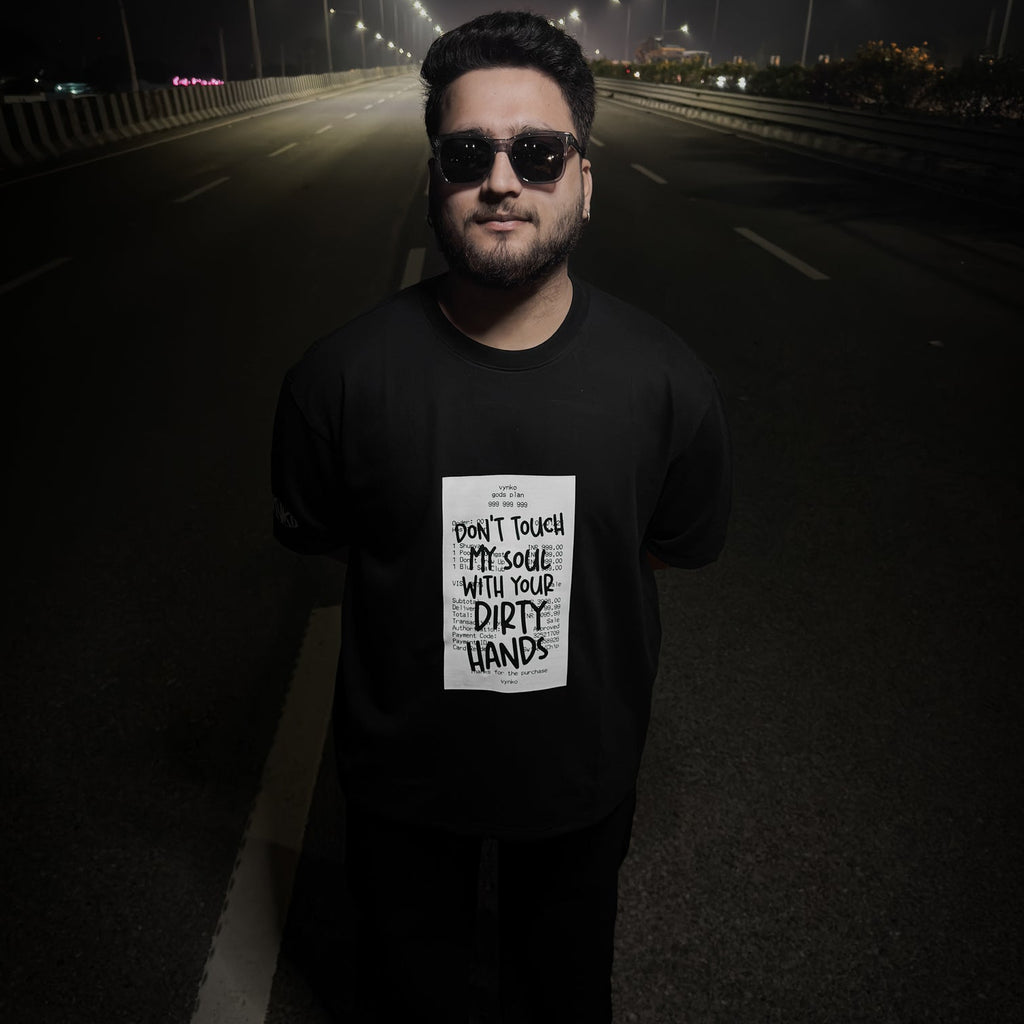 Don't Touch My Soul Oversized Tee