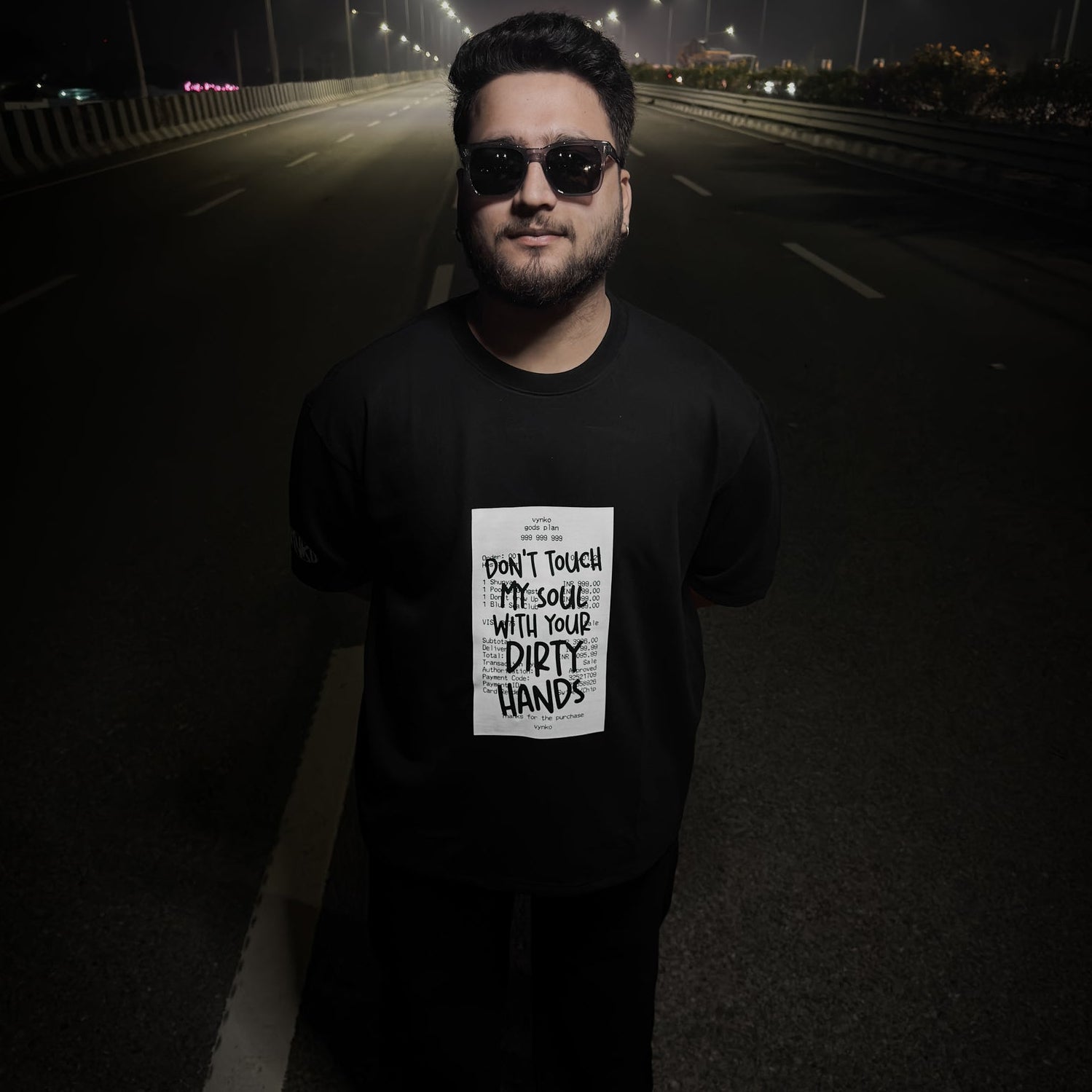 Don't Touch My Soul Oversized Tee