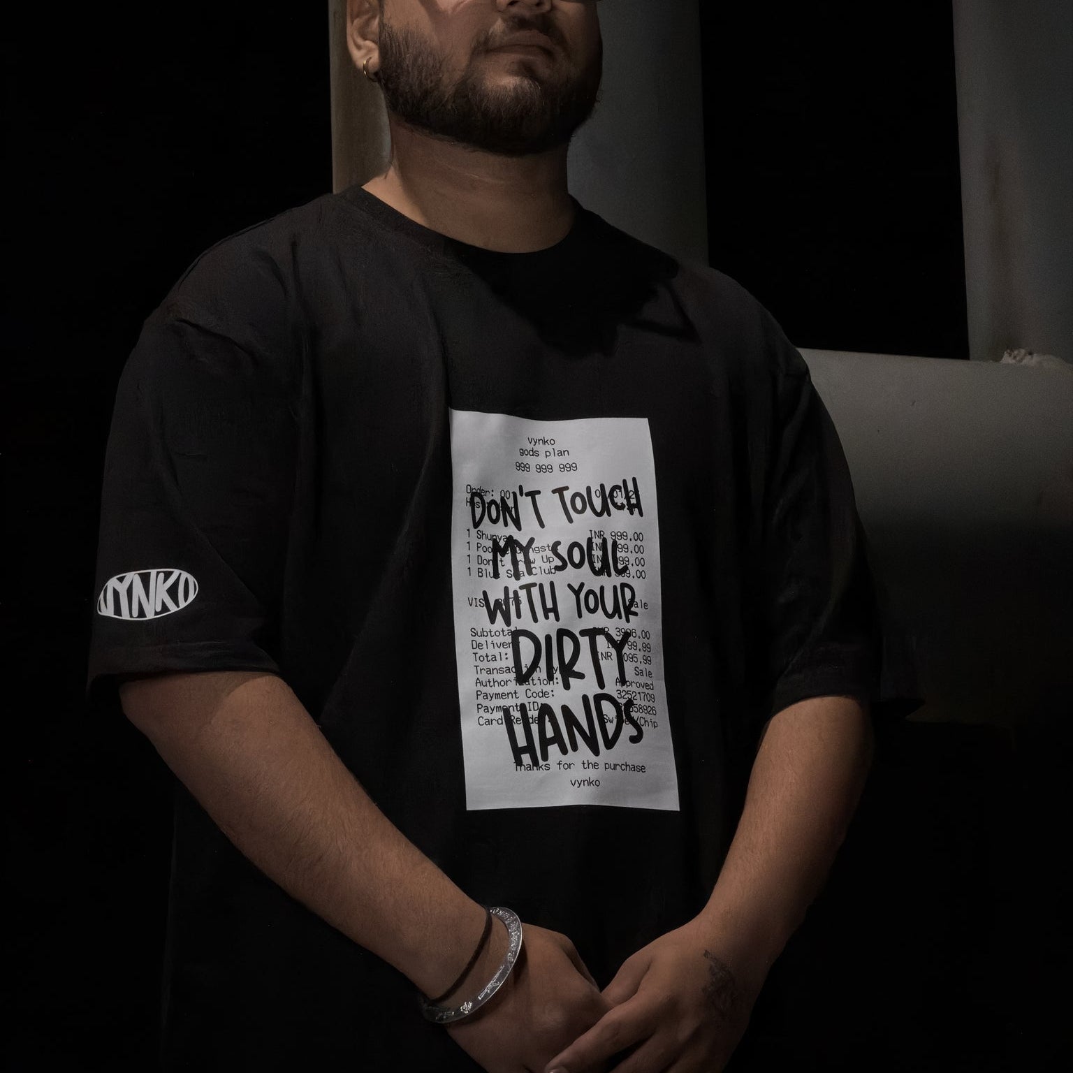 Don't Touch My Soul Oversized Tee